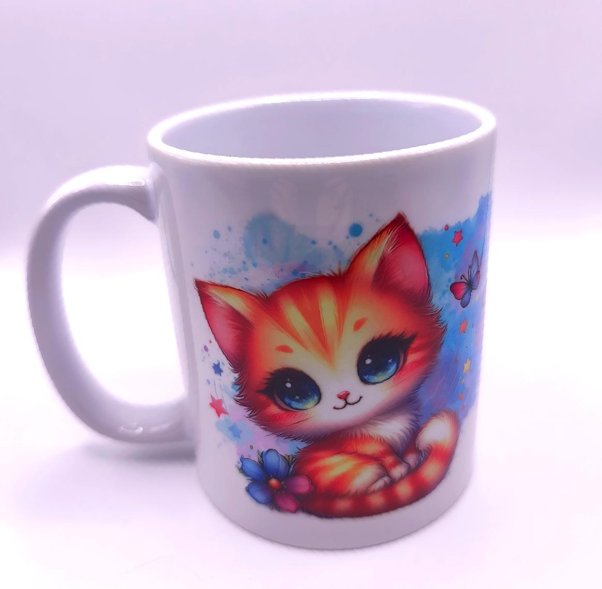 Tasse mit süßen Kawaii Katzen